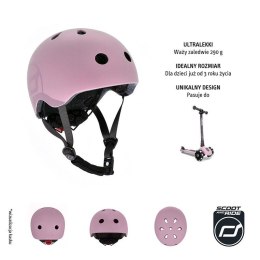 SCOOTANDRIDE Kask S-M dla dzieci 3+ Rose