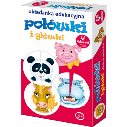 Kukuryku - Gra edukacyjna Połówki i główki 3+