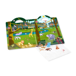 Melissa & Doug Naklejki wielokrotnego użytku wypukłe SAFARI