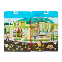 Melissa & Doug PSI PATROL Naklejki wielokrotnego użytku FLIP-FLAP MISJE W ZATOCE