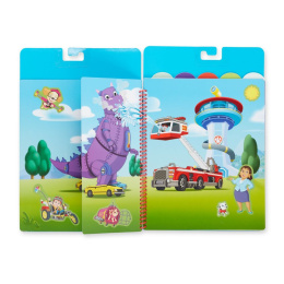 Melissa & Doug PSI PATROL Naklejki wielokrotnego użytku FLIP-FLAP OSTATECZNA MISJA