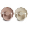 FRIGG Smoczki 0-6m Daisy Kauczuk 2-Pack Blush/Cream - Rozmiar 1