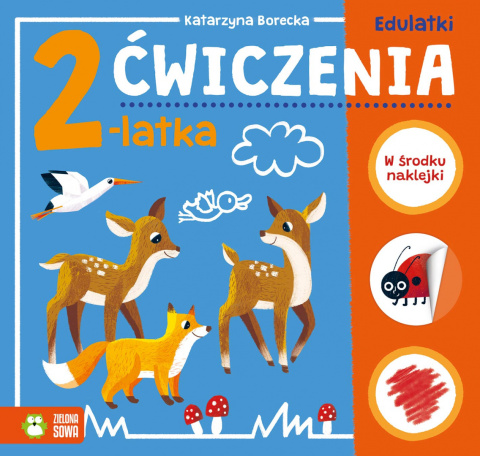 Edulatki. Ćwiczenia 2-latka Zielona Sowa