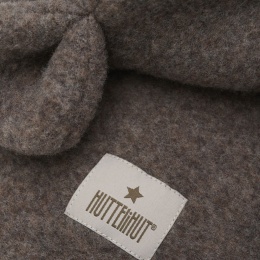 HUTTELiHUT Czapka Kominiarka Wełna Merino TEDDY | Brown Melange