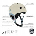 SCOOTANDRIDE Komplet Hulajnoga HighWayKick 2w1 + kask (XXS-S) | Ash