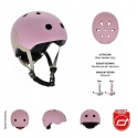 SCOOTANDRIDE Komplet Hulajnoga HighWayKick 2w1 + kask (XXS-S) | Rose