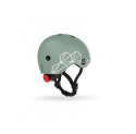 SCOOTANDRIDE Kask dla dzieci 1-5 lat XXS-S | Green lines