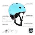 SCOOTANDRIDE Komplet Highwaykick 3 LED Hulajnoga + kask (S-M) | Blueberry