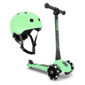 SCOOTANDRIDE Komplet Highwaykick 3 LED Hulajnoga + kask (S-M) | Kiwi