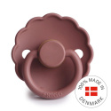 FRIGG Smoczki 0-6m Daisy Kauczuk Blush + Woodchuck - Rozmiar 1