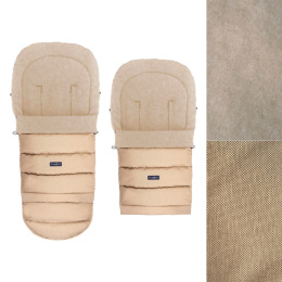 ZAFFIRO Śpiworek 5w1 iGrow 4.0 - beżowa wełna premium + beige melange