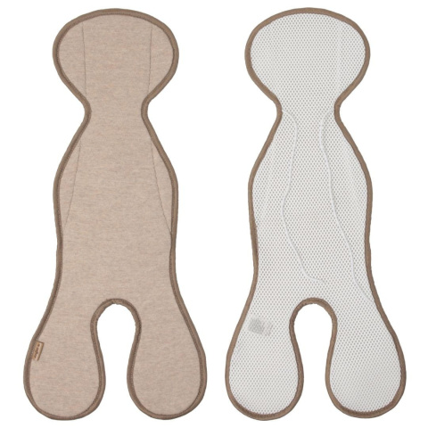 Zaffiro Wkładka do fotelika 100% Wełna Merino + siatka AIR XS Beige