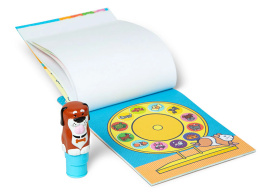 Melissa & Doug Książeczka z naklejkami i stempel Sticker Wow Pies 50324