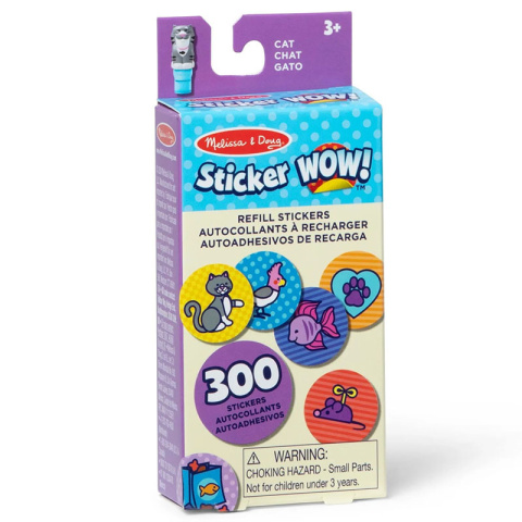 Melissa & Doug Zestaw naklejek uzupełniających do stempli Sticker Wow Kot 50696