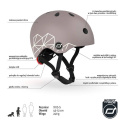 SCOOTANDRIDE Kask XXS-S dla dzieci 1-5 lat | Brown Lines