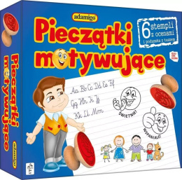 Adamigo Pieczątki motywujące. 6 stempli z ocenami