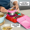 OMIE Omiebox lunchbox z termosem | Pink Berry